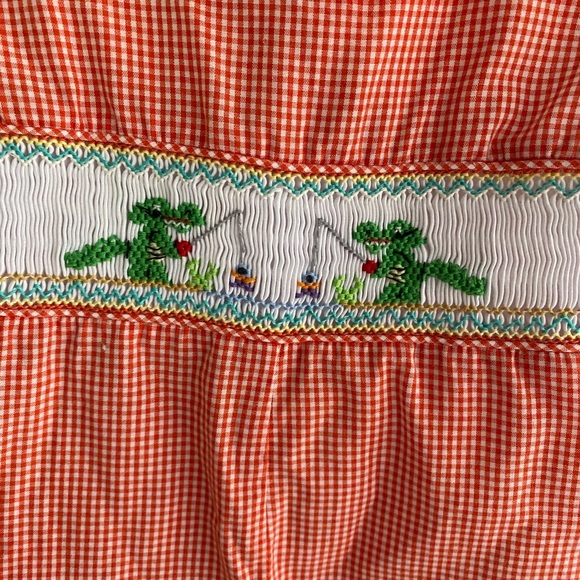 Sir John by Rosalina smocked Jon Jon - Picture 2 of 4